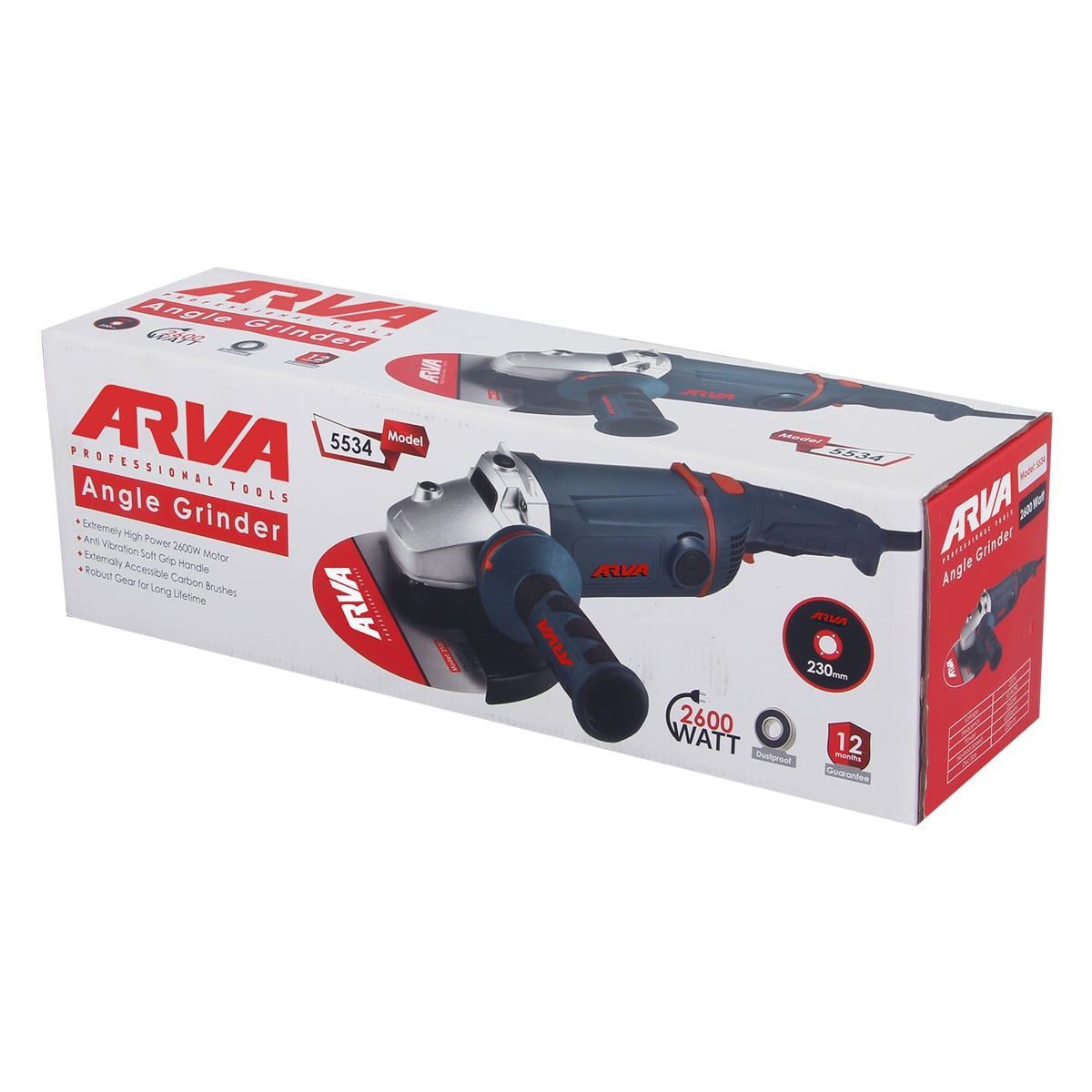 فرز سنگبری 2600 وات فوق صنعتی مدل 5534 آروا ARVA 1*M22