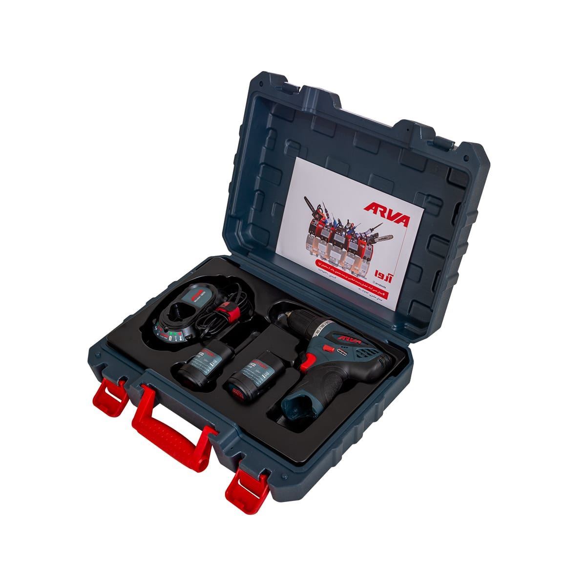 دریل شارژی 12 ولت ایرانی مدل 5850 آروا ARVA 1*M22