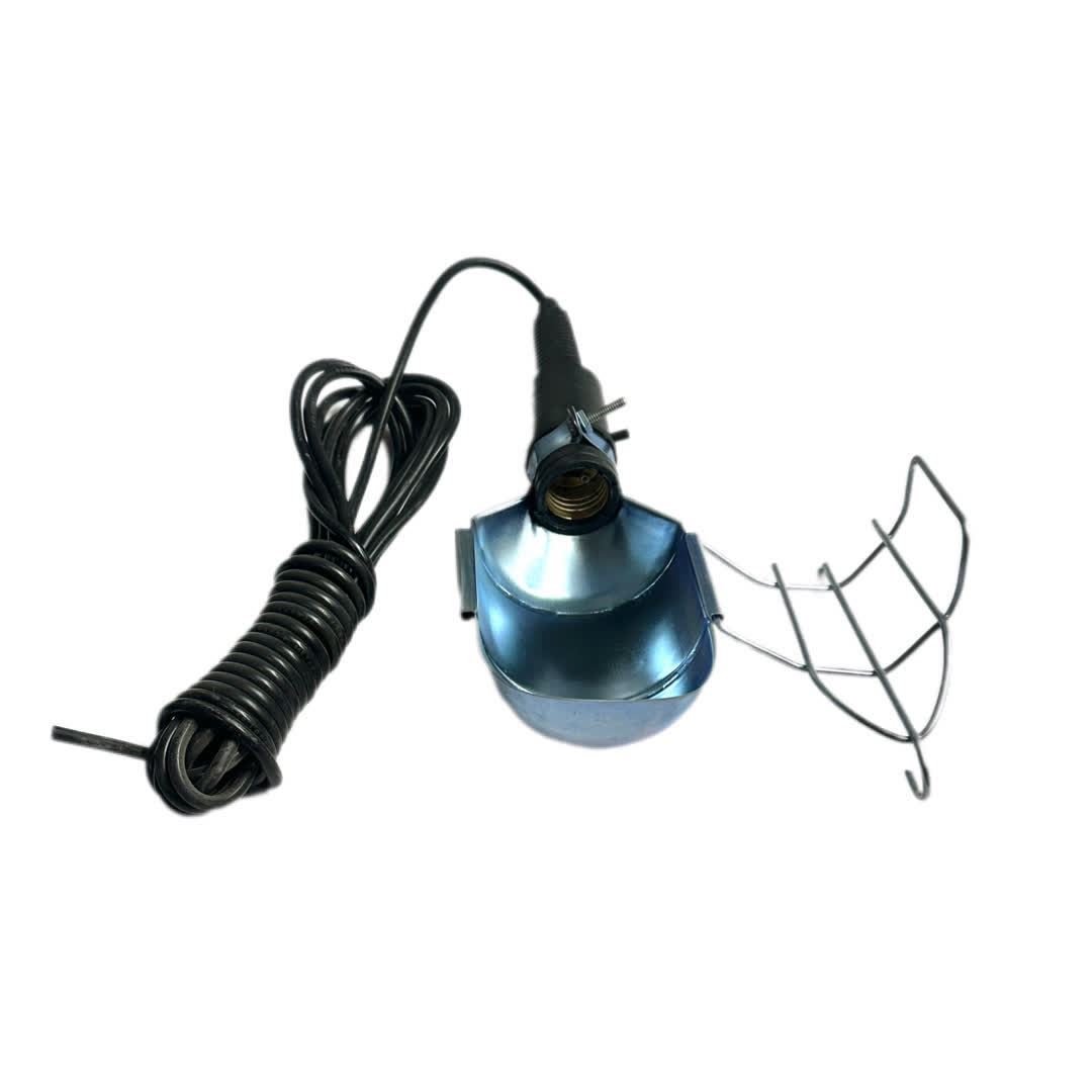 چراغ قوه سیار سیم دار دوره گرد  5 متری 1*HI04/1     بنفشه13*12