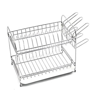 آبچکان رومیزی کوچک استیل با جاقاشقی و جالیوانی کد AS908 آدلان ADLAN