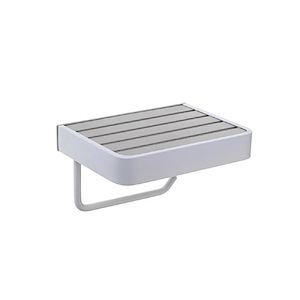 نگهدارنده دستمال توالت مدل HW697-1 سفید خاکستری پرایم PRIME