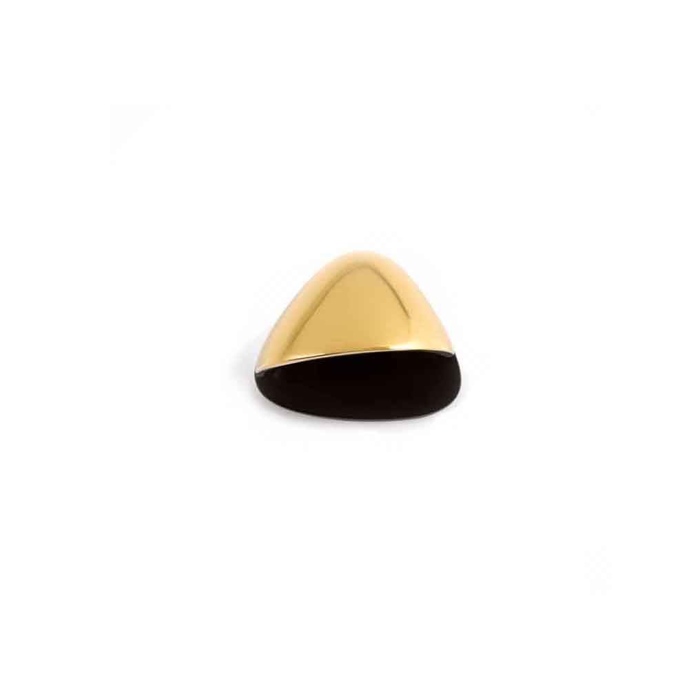 دستگیره کابینتی دو پیچ مشکی - طلایی H2528-48G پرایم 1*H53