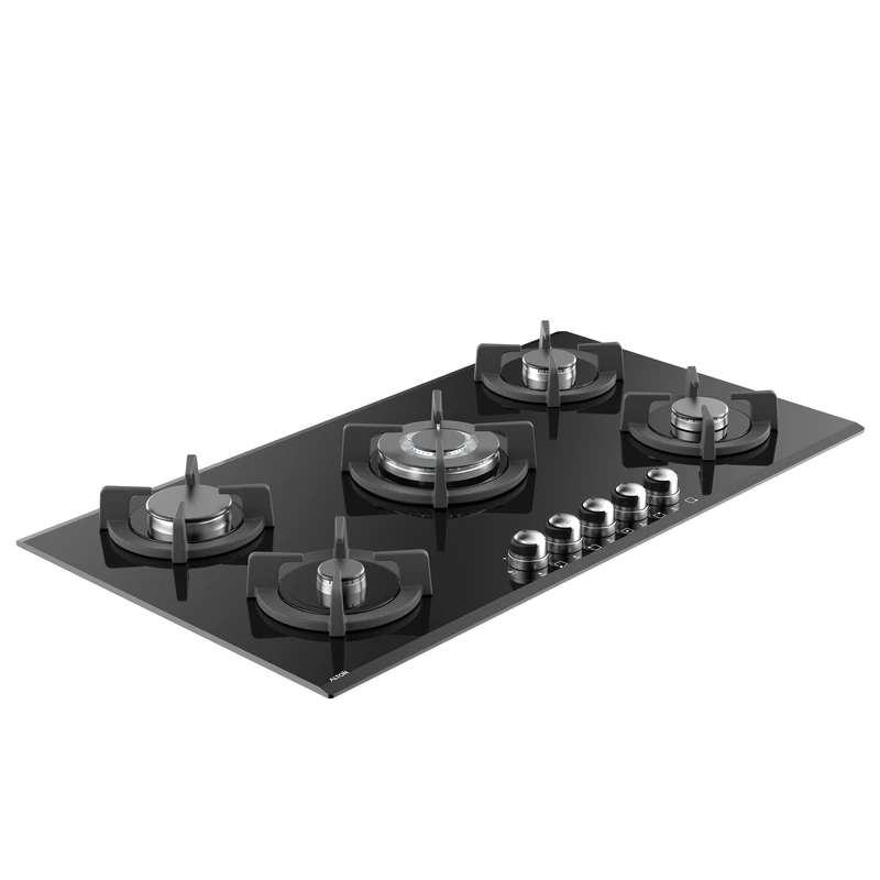 اجاق گاز 5 شعله شیشه ای مدل G526N آلتون ALTON فرشته9*12