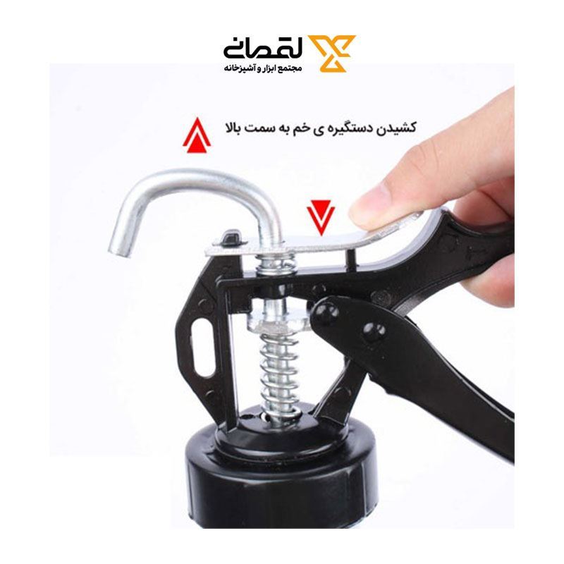 تلمبه (پمپ) چسب پلی اورتال سوسیسی نقره ای ASG  L41*1