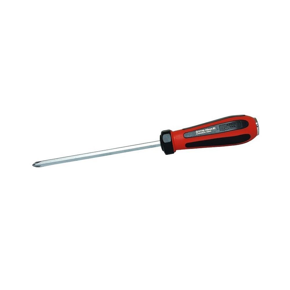 پیچ گوشتی چهارسو ضربه ای 125* 6 دسته فایبر جی تک JTECH 1*L34