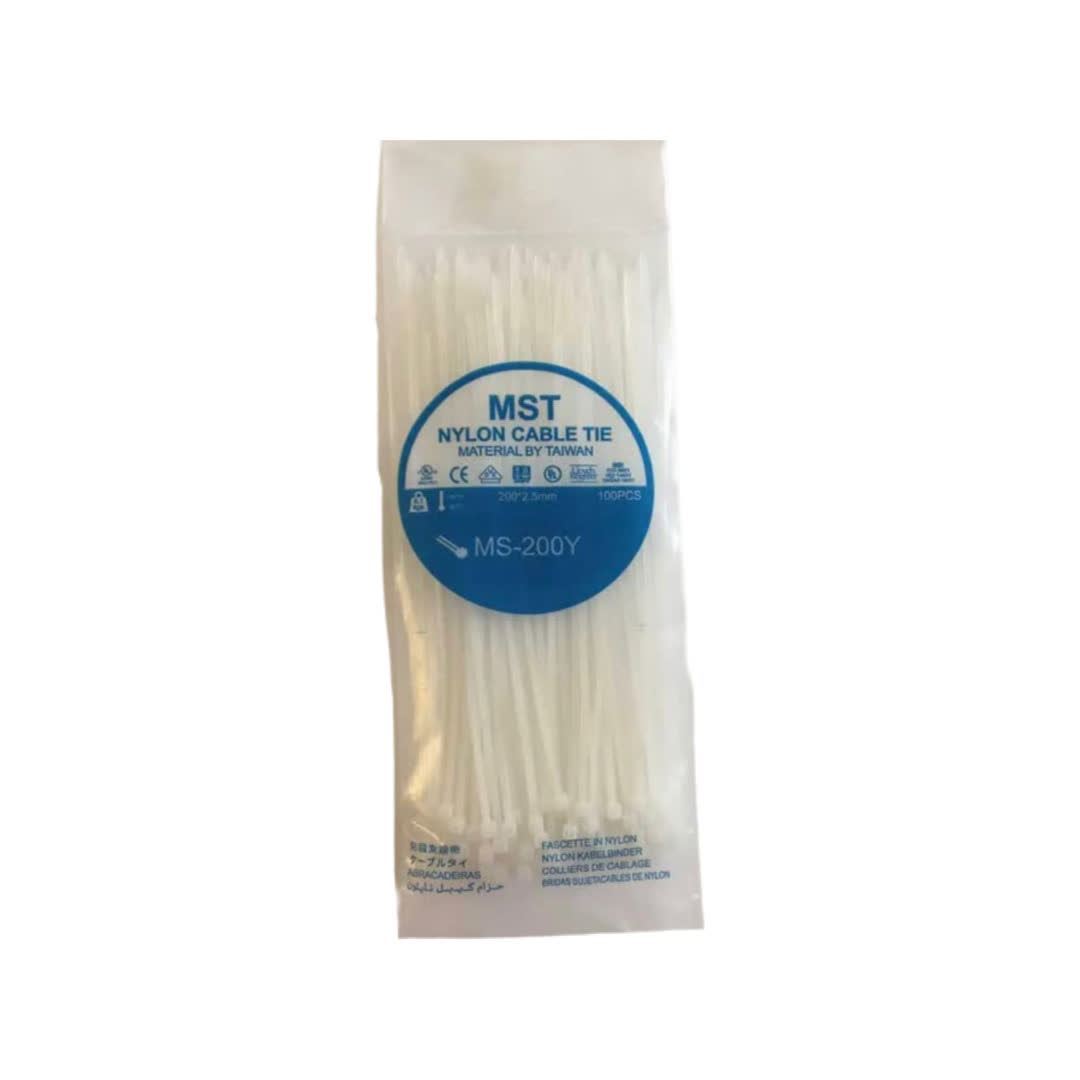 بست کمربندی 4/8* 300 سفید MST 1*G22