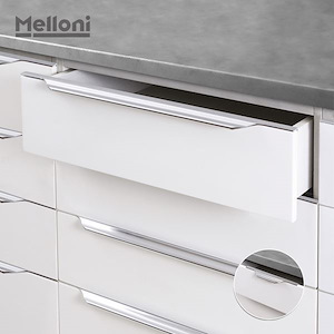 دستگیره کابینتی سه پیچ تاپ ساید سایز 60 ملونی مدل ونیزیا کروم کد 7017