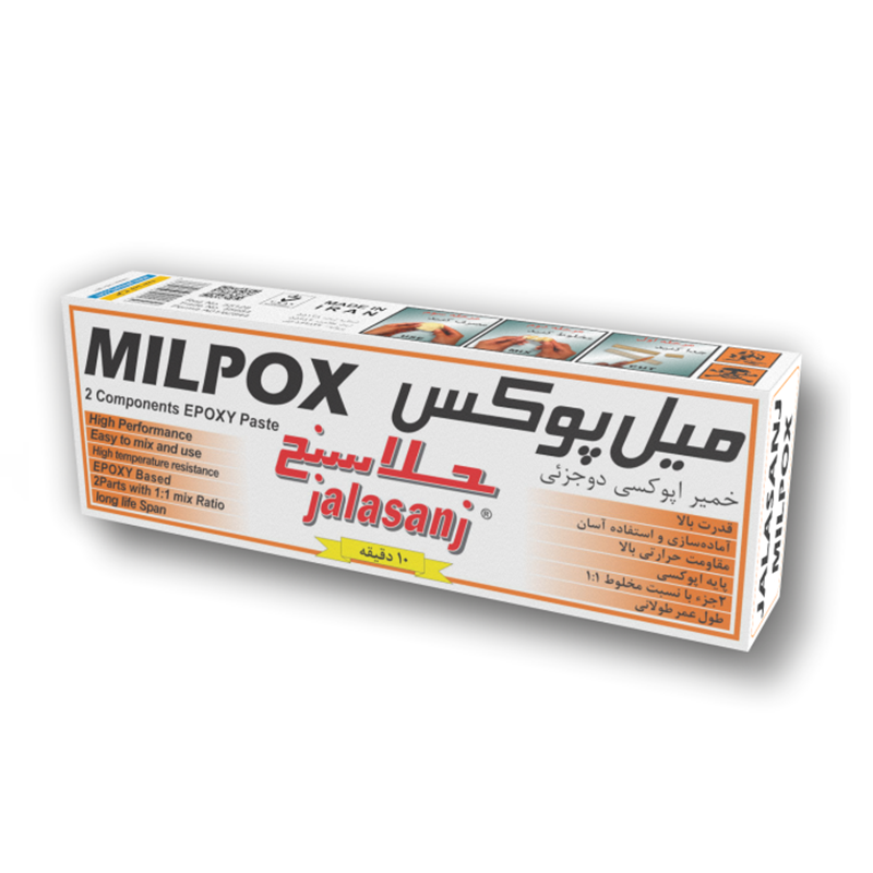خمیر دوقلو چند کاره سفید میل پوکس MILPOX 