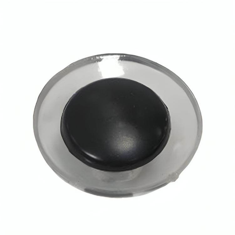دستگیره کابینت تک پیچ ساتن مشکی R112 میلوکس MILUX 1*C24  بابونه 12*2
