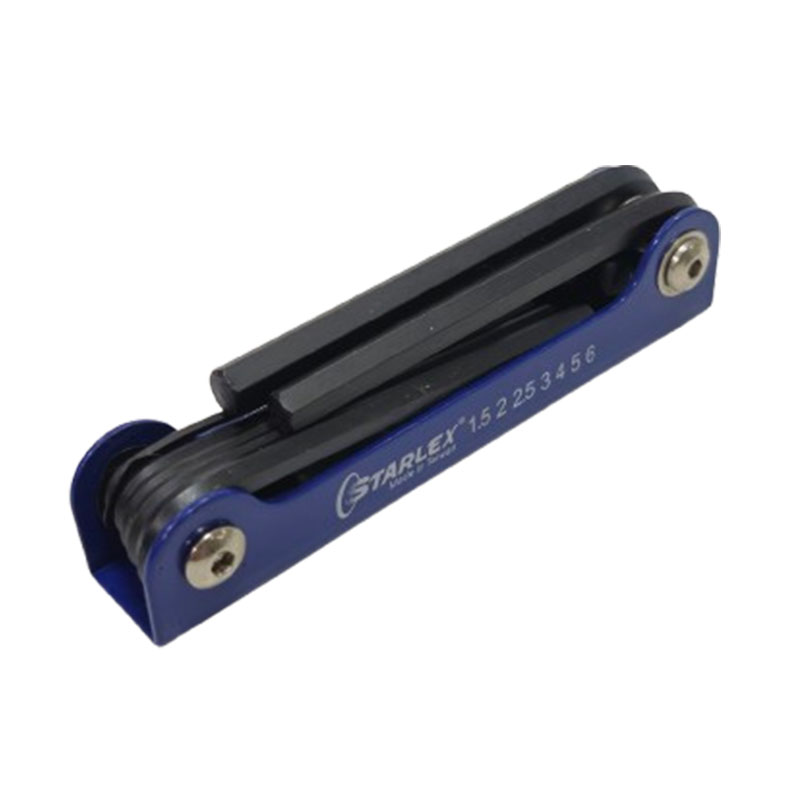 ست آچار آلن شش گوش مشتی 7 عددی مدل SLHK-28CFVHS-6-1/5 LEX استارلکس STARLEX 