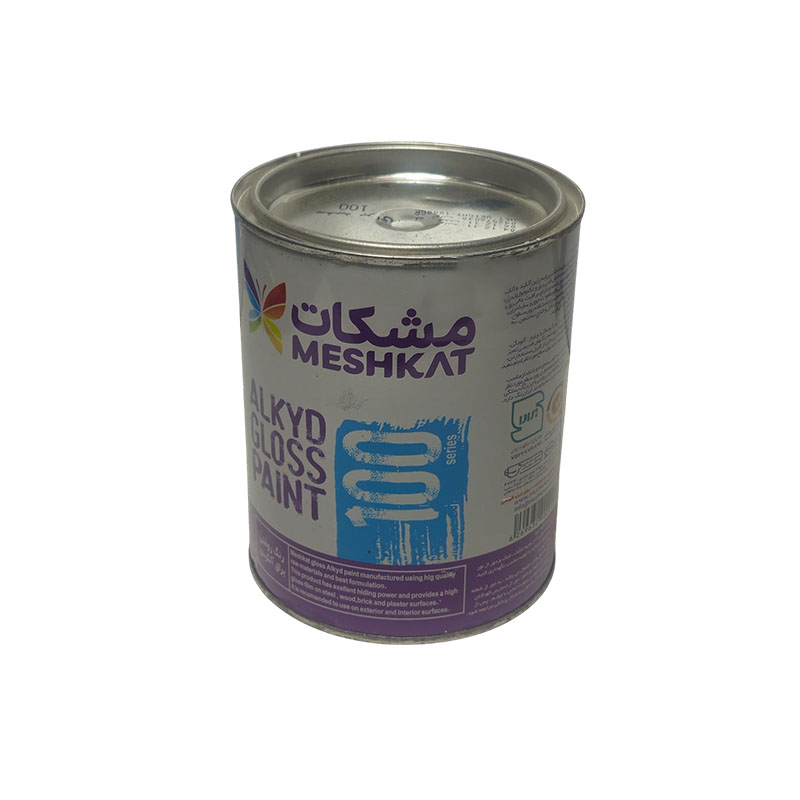رنگ روغنی 1 کیلویی سفید براق مشکات 