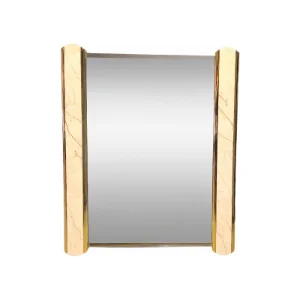 آینه ماربل کرم وانیلی طلایی هارمونی HARMONY