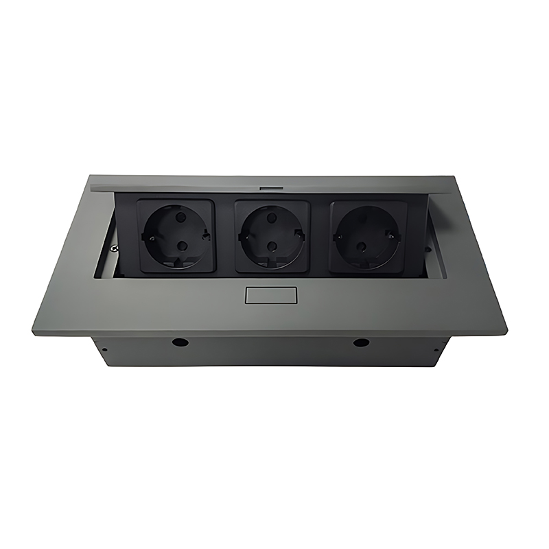 پریز برق مستطیل تو کار طوسی MILO کد 1010 1*G34