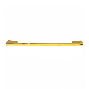 دستگیره کابینتی دو پیچ طلایی براق سایز 352-320 کد 49 برونتیل BRONTEEL