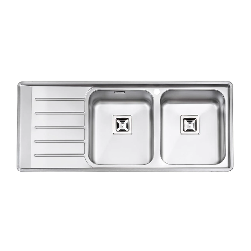 سینک ظرفشویی توکار چپ مدل 2060 ایلیا استیل ILIA STEEL نسترن16*12