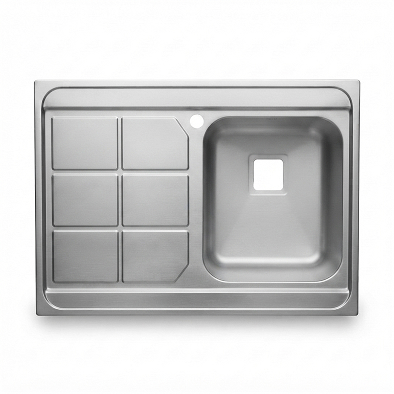 سینک ظرفشویی رو کار راست مدل PS-1118 پرنیان PARNIAN STEEL 