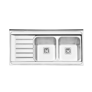 سینک ظرفشویی رو کار چپ مدل 1060 ایلیا استیل ILIA STEEL