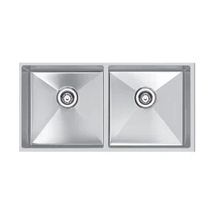 سینک ظرفشویی فانتزی تو کار چپ مدل 2086 ایلیا استیل ILIA STEEL