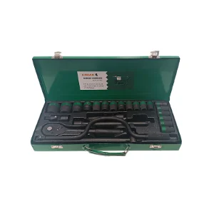 جعبه بکس 1/2 اینچ 6 پر 24 پارچه مشکی XINRAN 
