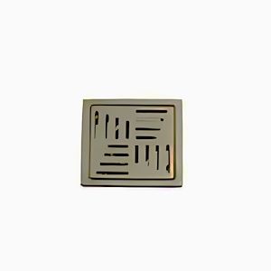 کفشور قالبی مشبک 10*10 طلایی براق مدل راهابان کد BC10-G سارانیک SARANIC