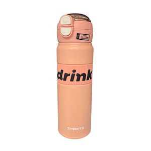 فلاسک 600 میل صورتی DRINK
