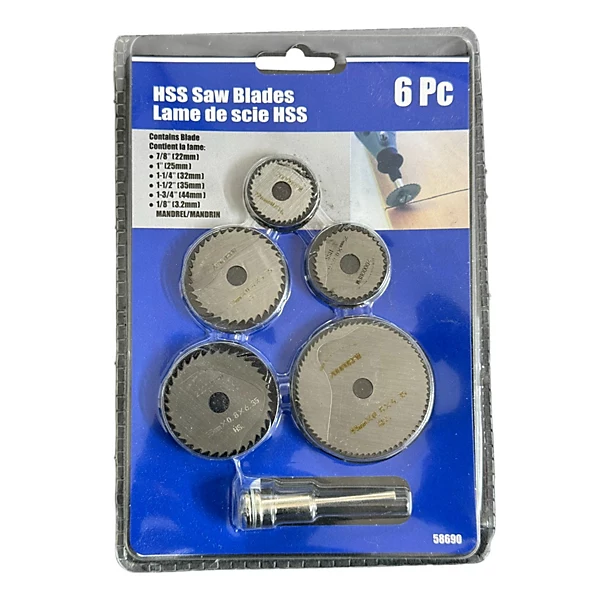 ست تیغ فرز دیسکی 6 عددی 47362 ZXGJC (وارداتی) 