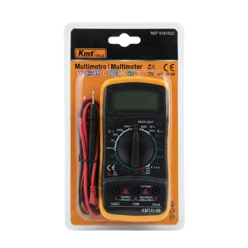 مولتی متر دیجیتال مدل  REF-9361022 کی ام تی KMT 