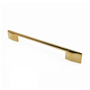 دستگیره کابینتی دو پیچ طلایی براق سایز 96-128 کد 50 برونتیل BRONTEEL