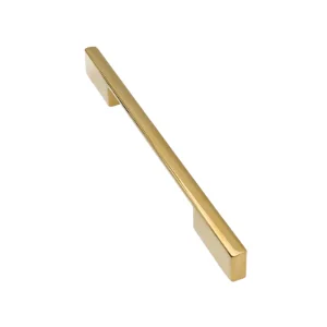 دستگیره کابینتی دو پیچ طلایی براق سایز160-192 کد 32 برونتیل BRONTEEL