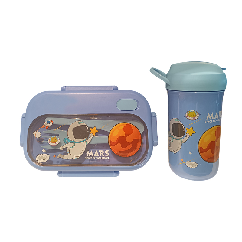 ظرف غذا فضانورد آبی کد ZY-3808 