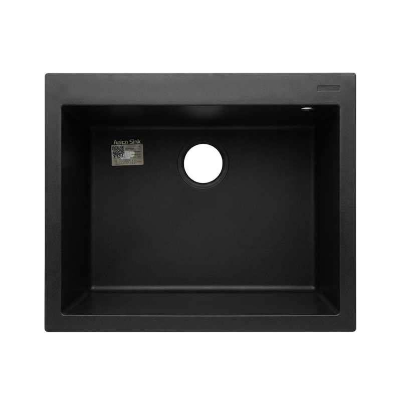 سینک ظرفشویی گرانیتی کد 301 مشکی آنیکو ANICO نسترن11*12