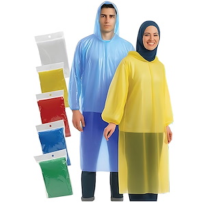 بارانی (پانچو) نایلونی باران پوش آبی