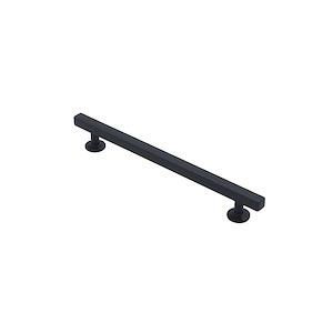 دستگیره کابینتی دو پیچ مدل پیلار سایز 128 مشکی مدل استار STAR