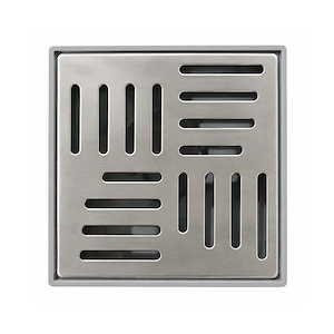 کفشور 10*10 س.م مشبک زیر پلاستیکی استیل مات پاکباز کد 541FSM سارانیک SARANIC