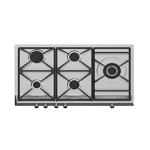 اجاق گاز استیل 5 شعله مدل TD191E تی اند دی T&D