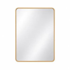 آینه ساده قاب کرم مستطیل عمودی سایز 66*55 (VM) گلسموند GLASS MOND