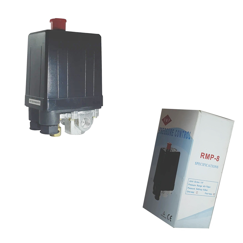 بسته بندی کلید اتومات کمپرسور هوا تک فاز 1 راه RMP-8