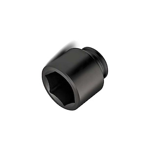 بکس تکی 3/4 اینچ کوتاه 6 پر مشکی سایز 46 توسن TOSAN