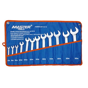 ست آچار دو سر تخت 12 عددی مستر MASTER مدل MT112-12