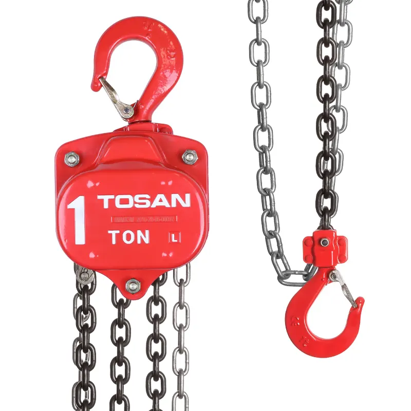جرثقیل زنجیری دستی 1 تن مدل 2010CB توسن TOSAN 