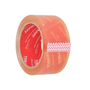 نوار چسب پهن کارتن 90 یارد 40 میکرون شفاف مدل TAT-40M90Y توسن TOSAN