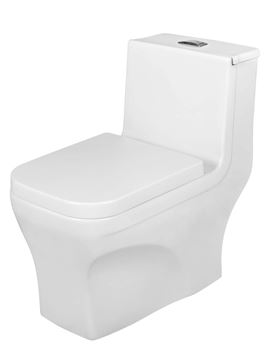 تصویر توالت فرنگی مدل کاتیا 71 سفید ساده درجه یک مروارید