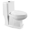 تصویر  توالت فرنگی مدل رومینا 69 سفید ساده درجه یک مروارید
