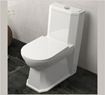 تصویر  توالت فرنگی یک تکه دایموند سفید ساده درجه 2 گلسار
