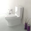 تصویر  توالت فرنگی الگانت (GL11) سفید ساده درجه 2 گلسار