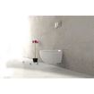 تصویر  توالت فرنگی والهنگ پلاتوس سفید ساده درجه دو گلسار