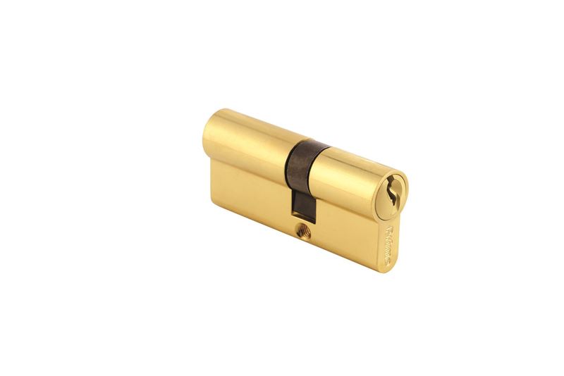 تصویر  سیلندر قفل 8 س.م کلید معمولی (کنار) کد 2851LX طلایی اچ تی ان پرایم