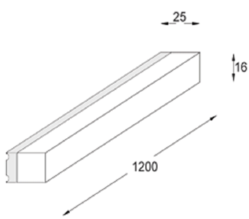 تصویر چراغ LED (سری 16) 4/6 ولت طول 120 کدN141  فانتونی FANTONI