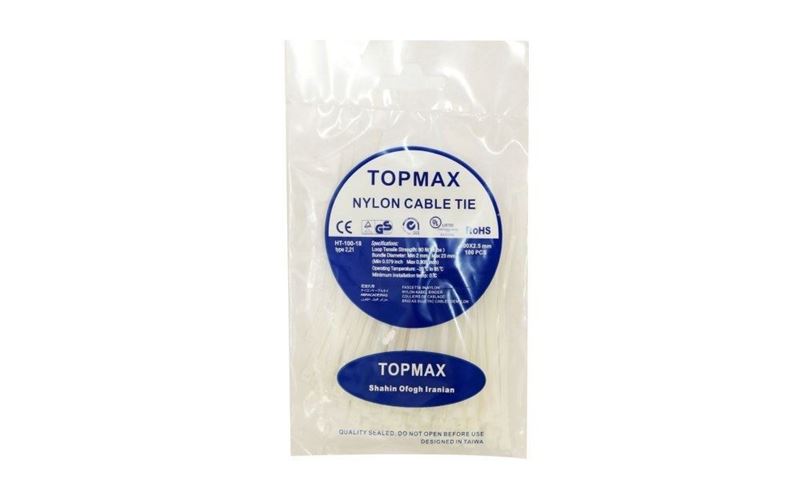 تصویر  بست کمربندی سفید TOPMAX