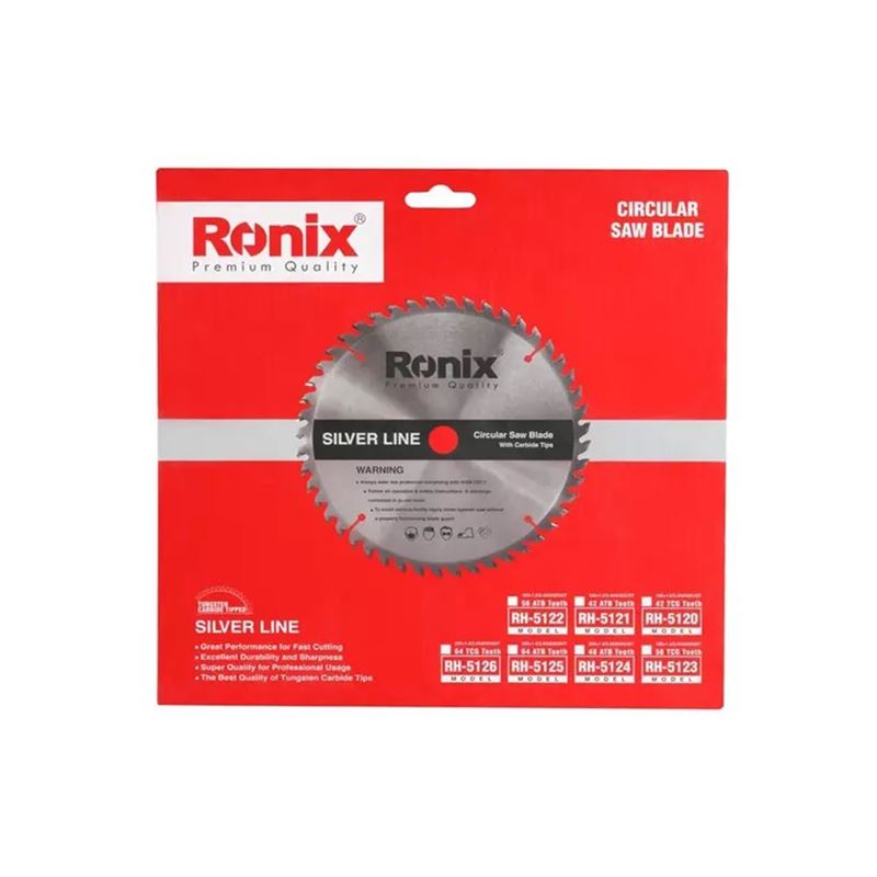 تصویر  تیغ اره چوب بر SILVERLINE رونیکس RONIX 56*180 معمولی مدل RH-5122